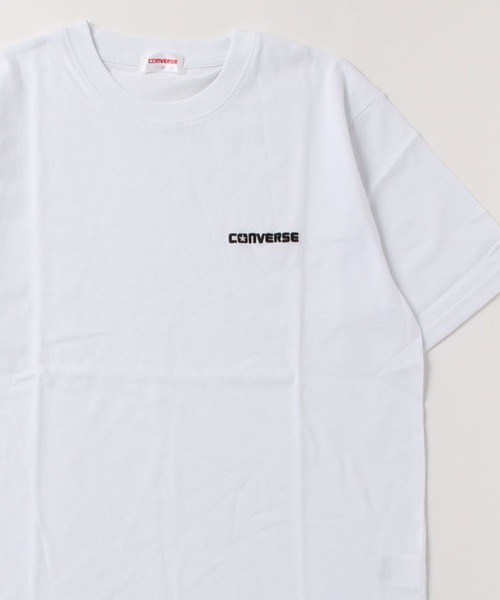 CONVERSE(コンバース)の「CONVERSE/コンバース ワンポイントロゴ刺繍 無地Tシャツ レディース メンズ(Tシャツ/カットソー・メンズ・ホワイト/サックスブルー/ホワイト系その他/ネイビー/ブラック/イエロー系その他/ブラック系その他/オートミール/ブルー系その他/ダークグリーン・LL/L/M)」の22枚目の写真