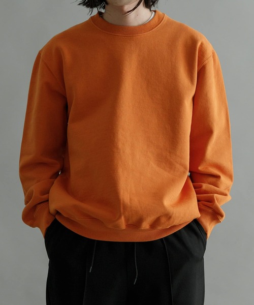 URBAN RESEARCH(アーバンリサーチ)の「ndx CLASSIC SWEAT SHIRTS(スウェット・メンズ・オレンジ・X-LARGE/LARGE/MEDIUM)」の1枚目の写真