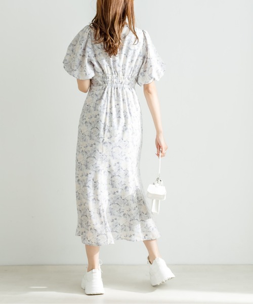 OLIVE des OLIVE（オリーブデオリーブ）の「【WEB限定】魅力的レディ胸開きワンピース（ワンピース・レディース・チェック/ライトグレー/ホワイト/ブラック/オフホワイト・FREE）」の19枚目の写真