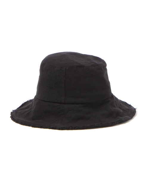 LEPSIM（レプシィム）の「ヒモツキフリンジバケハ　182809（ハット・レディース・ブラック/アイボリー/ライトベージュ・ONE SIZE）」の4枚目の写真