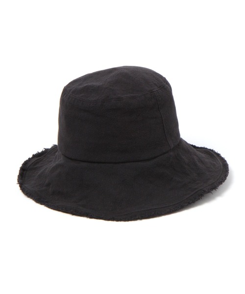 LEPSIM（レプシィム）の「ヒモツキフリンジバケハ　182809（ハット・レディース・ブラック/アイボリー/ライトベージュ・ONE SIZE）」の6枚目の写真