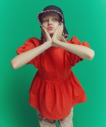 FREAK'S STORE | パフスリーブカットチュニック(Tシャツ/カットソー)