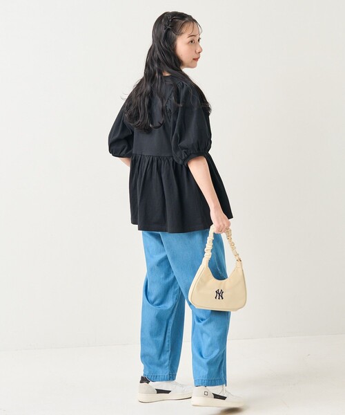 FREAK'S STORE（フリークスストア）の「パフスリーブカットチュニック（Tシャツ/カットソー・レディース・レッド/ブラック/オフホワイト・ﾌﾘ-）」の22枚目の写真