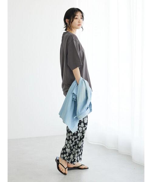 CRAFT STANDARD BOUTIQUE（クラフトスタンダードブティック）の「MUSE TEE（Tシャツ/カットソー・レディース・グレイッシュベージュ/オフホワイト/チャコールグレー・L/M/XL）」の22枚目の写真