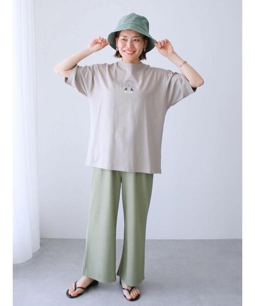 CRAFT STANDARD BOUTIQUE（クラフトスタンダードブティック）の「MUSE TEE（Tシャツ/カットソー・レディース・グレイッシュベージュ/オフホワイト/チャコールグレー・L/M/XL）」の19枚目の写真