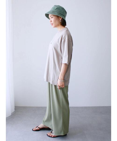 CRAFT STANDARD BOUTIQUE（クラフトスタンダードブティック）の「MUSE TEE（Tシャツ/カットソー・レディース・グレイッシュベージュ/オフホワイト/チャコールグレー・L/M/XL）」の18枚目の写真