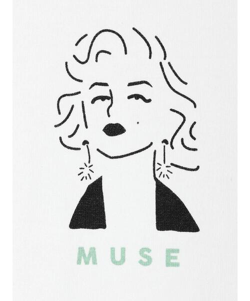 CRAFT STANDARD BOUTIQUE（クラフトスタンダードブティック）の「MUSE TEE（Tシャツ/カットソー・レディース・グレイッシュベージュ/オフホワイト/チャコールグレー・L/M/XL）」の10枚目の写真