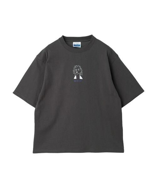 CRAFT STANDARD BOUTIQUE（クラフトスタンダードブティック）の「MUSE TEE（Tシャツ/カットソー・レディース・グレイッシュベージュ/オフホワイト/チャコールグレー・L/M/XL）」の5枚目の写真