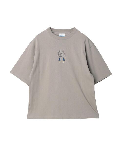 CRAFT STANDARD BOUTIQUE（クラフトスタンダードブティック）の「MUSE TEE（Tシャツ/カットソー・レディース・グレイッシュベージュ/オフホワイト/チャコールグレー・L/M/XL）」の4枚目の写真