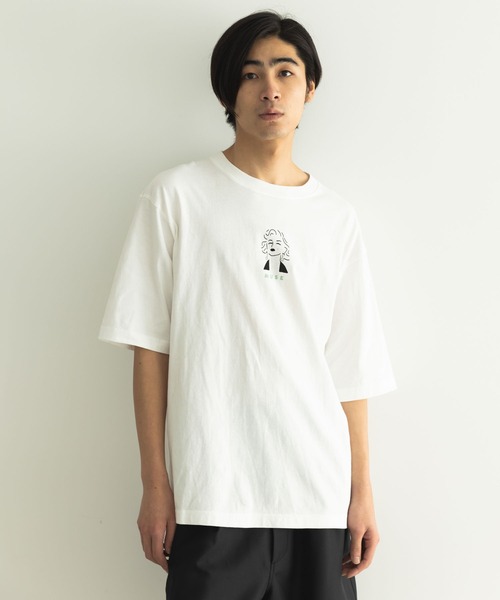CRAFT STANDARD BOUTIQUE（クラフトスタンダードブティック）の「MUSE TEE（Tシャツ/カットソー・レディース・グレイッシュベージュ/オフホワイト/チャコールグレー・L/M/XL）」の2枚目の写真
