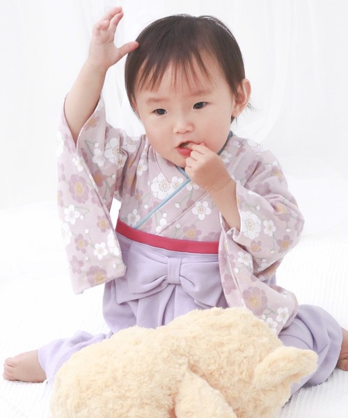 KYOETSU(キョウエツ)の「袴ロンパース 女の子(ロンパース・キッズ・ホワイト系その他2/ピンク系その他2/ピンク系その他3/ピンク系その他/ホワイト系その他/ブルー系その他・70/90/80)」の11枚目の写真