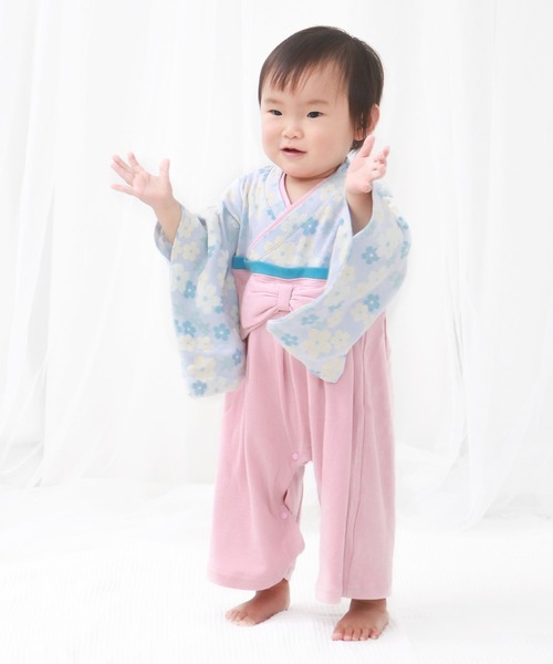 KYOETSU(キョウエツ)の「袴ロンパース 女の子(ロンパース・キッズ・ホワイト系その他2/ピンク系その他2/ピンク系その他3/ピンク系その他/ホワイト系その他/ブルー系その他・70/90/80)」の17枚目の写真