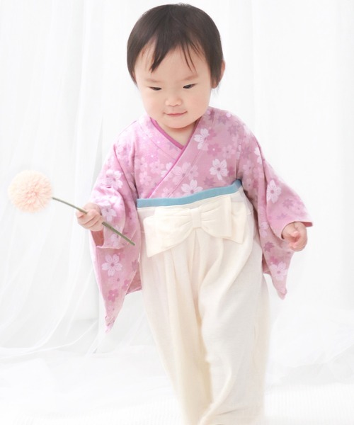 KYOETSU(キョウエツ)の「袴ロンパース 女の子(ロンパース・キッズ・ホワイト系その他2/ピンク系その他2/ピンク系その他3/ピンク系その他/ホワイト系その他/ブルー系その他・70/90/80)」の15枚目の写真