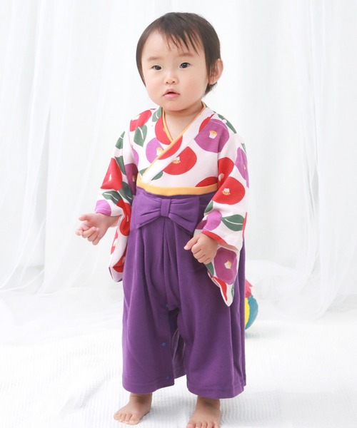 KYOETSU(キョウエツ)の「袴ロンパース 女の子(ロンパース・キッズ・ホワイト系その他2/ピンク系その他2/ピンク系その他3/ピンク系その他/ホワイト系その他/ブルー系その他・70/90/80)」の8枚目の写真