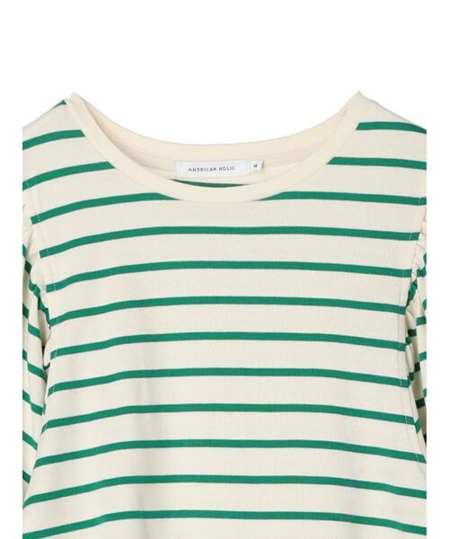 AMERICAN HOLIC(アメリカンホリック)の「ドルマンギャザーカットプルオーバー(Tシャツ/カットソー・レディース・ネイビー/ブラック/その他7/オフホワイト・M/L)」の21枚目の写真