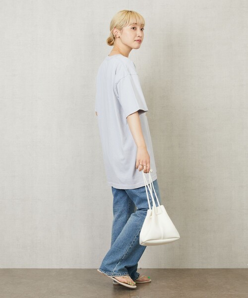 FREAK'S STORE(フリークスストア)の「【限定展開】FUNG/ファング Lucky Cats(Basic tee)/ラッキーキャッツ(Tシャツ/カットソー・レディース・ホワイト/ピンク/グレー/ブラック・SMALL/MEDIUM)」の7枚目の写真