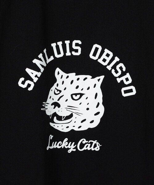 FREAK'S STORE(フリークスストア)の「【限定展開】FUNG/ファング Lucky Cats(Basic tee)/ラッキーキャッツ(Tシャツ/カットソー・レディース・ホワイト/ピンク/グレー/ブラック・SMALL/MEDIUM)」の15枚目の写真
