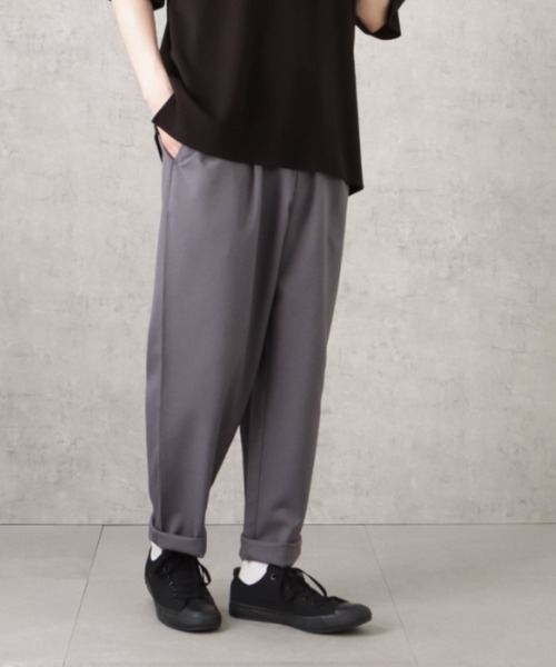 NAVY(ネイビー)の「NAVY「マイラク」 ワイドテーパード イージーパンツ(その他パンツ・メンズ・グレー/ベージュ/ブラック/ネイビー・L/S/M)」の20枚目の写真