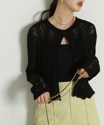 FREE'S MART | ◇前後2Way透かし編みカーディガン(カーディガン/ボレロ)