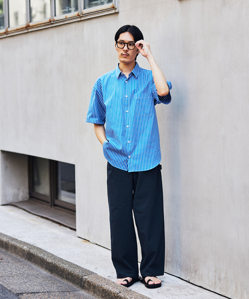 EDIFICE LA BOUCLE(エディフィスラブークル)の「【LA BOUCLE / ラブークル】ペインターパンツ ハイツイストツイル(その他パンツ・メンズ・アイボリー/シャーベット/ネイビー・2/1)」の6枚目の写真