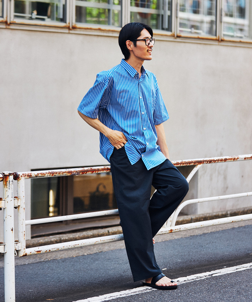 EDIFICE LA BOUCLE(エディフィスラブークル)の「【LA BOUCLE / ラブークル】ペインターパンツ ハイツイストツイル(その他パンツ・メンズ・アイボリー/シャーベット/ネイビー・2/1)」の16枚目の写真