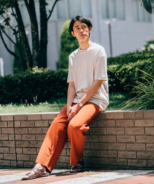 EDIFICE LA BOUCLE(エディフィスラブークル)の「【LA BOUCLE / ラブークル】ペインターパンツ ハイツイストツイル(その他パンツ・メンズ・アイボリー/シャーベット/ネイビー・2/1)」の22枚目の写真