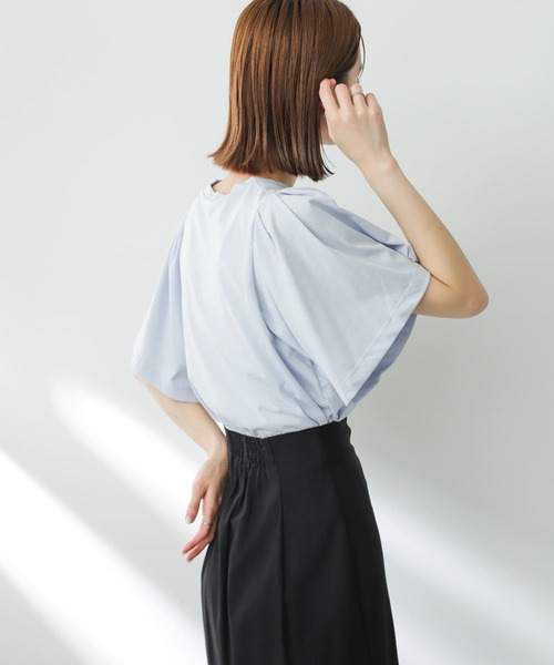 SENSE OF PLACE by URBAN RESEARCH（センスオブプレイスバイアーバンリサーチ）の「フレアスリーブカットソー（Tシャツ/カットソー・レディース・ライトブルー/ブラック/アイボリー・ONE）」の18枚目の写真