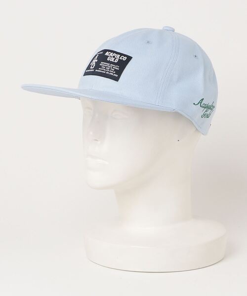ACAPULCO GOLD(アカプルコゴールド)の「ACAPULCO GOLD / PALE 6-PANEL CAP(キャップ・メンズ・ブラック/ブルー/グリーン/イエロー・ONE SIZE)」の4枚目の写真