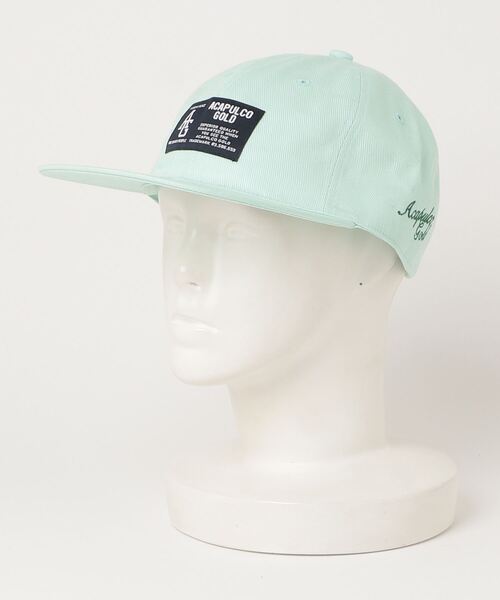 ACAPULCO GOLD(アカプルコゴールド)の「ACAPULCO GOLD / PALE 6-PANEL CAP(キャップ・メンズ・ブラック/ブルー/グリーン/イエロー・ONE SIZE)」の3枚目の写真