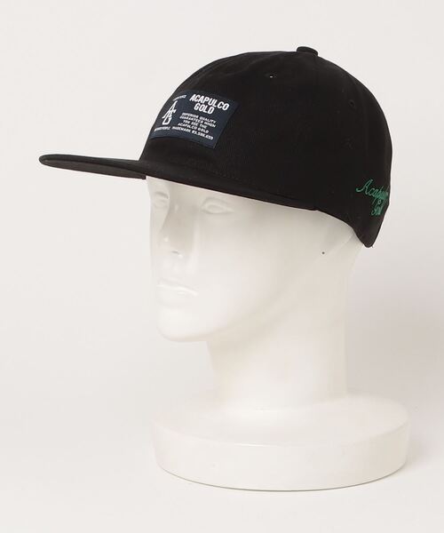 ACAPULCO GOLD(アカプルコゴールド)の「ACAPULCO GOLD / PALE 6-PANEL CAP(キャップ・メンズ・ブラック/ブルー/グリーン/イエロー・ONE SIZE)」の2枚目の写真