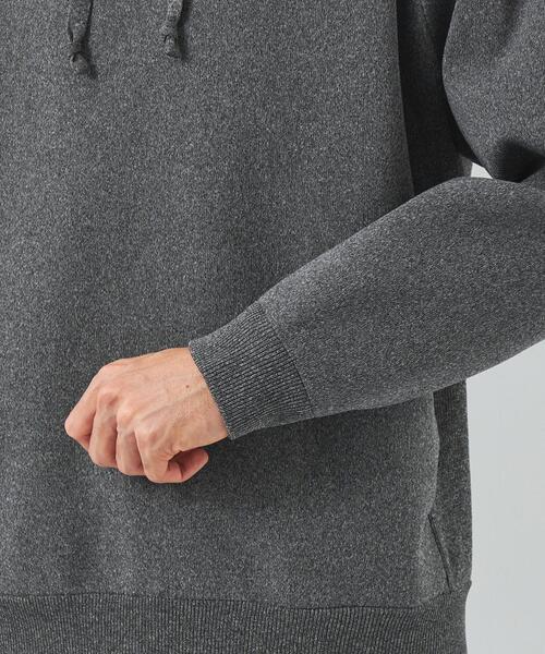 green label relaxing（グリーンレーベルリラクシング）の「【WEB限定】JUSTFIT エアリー ツイストヤーン フーディー パーカー（パーカー・メンズ・ネイビー/ダークグレー/ブラック・S/M/L/XL）」の13枚目の写真