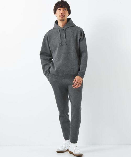 green label relaxing（グリーンレーベルリラクシング）の「【WEB限定】JUSTFIT エアリー ツイストヤーン フーディー パーカー（パーカー・メンズ・ネイビー/ダークグレー/ブラック・S/M/L/XL）」の17枚目の写真