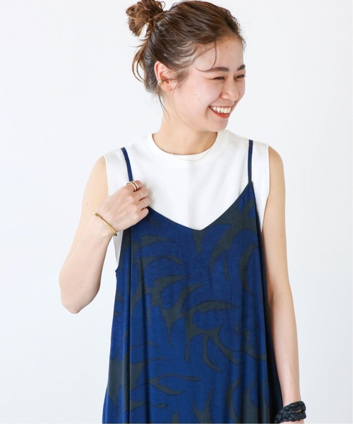 JOURNAL STANDARD relume（ジャーナルスタンダード　レリューム）の「《追加3》TCワッフルノースリーブ（Tシャツ/カットソー・レディース・ホワイト/チャコールグレー/ブラック/ブルー/ベージュ系その他/ピンク系その他・FREE）」の22枚目の写真