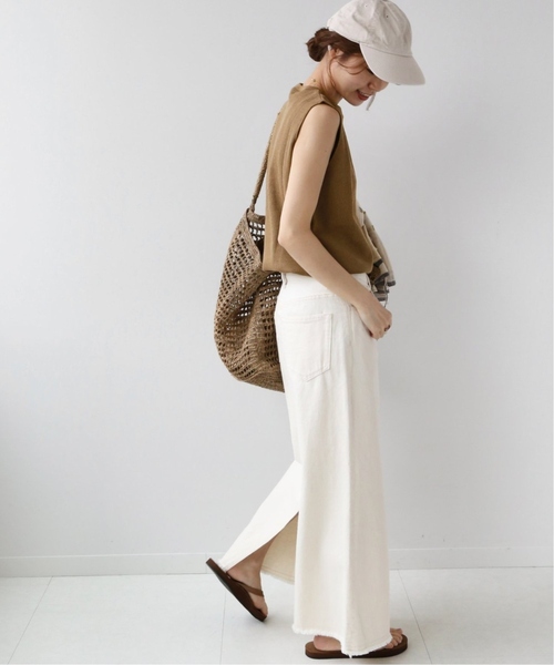 JOURNAL STANDARD relume（ジャーナルスタンダード　レリューム）の「《追加3》TCワッフルノースリーブ（Tシャツ/カットソー・レディース・ホワイト/チャコールグレー/ブラック/ブルー/ベージュ系その他/ピンク系その他・FREE）」の17枚目の写真