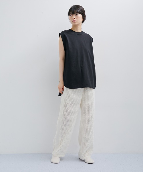 Adam et Rope&#39; - アダムエロペ BIG TEE 2019ss ホワイト ADAM ET ROPE'（アダムエロペ）の「ノースリーブBIG TEE（T