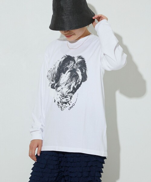 77circa（ナナナナサーカ）の「O by O/ワンバイワン 別注long sleeve tee teto（Tシャツ/カットソー・レディース・ホワイト/ブラック・M）」の14枚目の写真