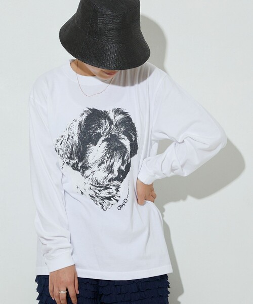 77circa（ナナナナサーカ）の「O by O/ワンバイワン 別注long sleeve tee teto（Tシャツ/カットソー・レディース・ホワイト/ブラック・M）」の12枚目の写真