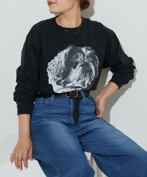 77circa（ナナナナサーカ）の「O by O/ワンバイワン 別注long sleeve tee teto（Tシャツ/カットソー・レディース・ホワイト/ブラック・M）」の5枚目の写真