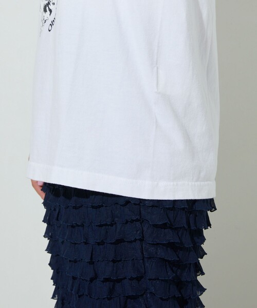 77circa（ナナナナサーカ）の「O by O/ワンバイワン 別注long sleeve tee teto（Tシャツ/カットソー・レディース・ホワイト/ブラック・M）」の8枚目の写真
