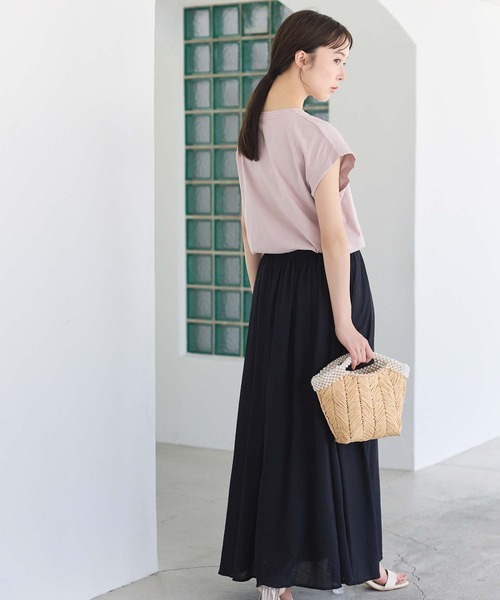 fifth（フィフス）の「ワッシャーティアードスカート（スカート・レディース・ブラック/ホワイト/オレンジ・XS/M）」の18枚目の写真