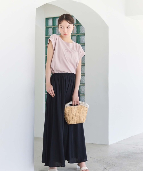 fifth（フィフス）の「ワッシャーティアードスカート（スカート・レディース・ブラック/ホワイト/オレンジ・XS/M）」の14枚目の写真