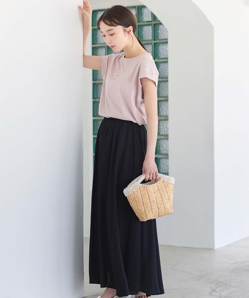 fifth（フィフス）の「ワッシャーティアードスカート（スカート・レディース・ブラック/ホワイト/オレンジ・XS/M）」の12枚目の写真