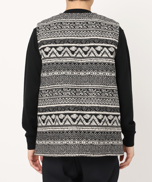 EDIFICE（エディフィス）の「ホールパターン ジャカードベスト（その他アウター・メンズ・ブラック/ブラック系その他・LARGE/MEDIUM）」の11枚目の写真