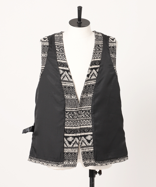 EDIFICE（エディフィス）の「ホールパターン ジャカードベスト（その他アウター・メンズ・ブラック/ブラック系その他・LARGE/MEDIUM）」の18枚目の写真
