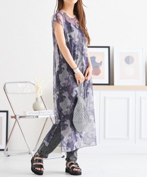 acro（アクロ）の「２WAYシースルーフレンチタイダイシアーワンピース/AC3417（ワンピース）」