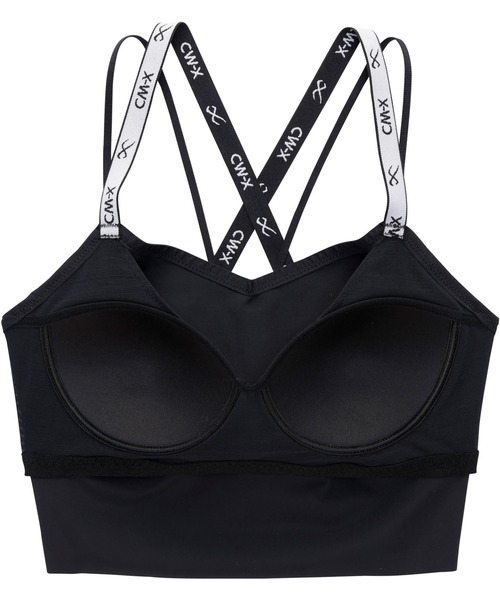 CW-X（シーダブリューエックス）の「スポーツブラ　ブラレットタイプ（スポーツブラ・レディース・スモークピンク/ブルー/ブラック/バイオレット/グレイッシュブルー・L/S/M）」の8枚目の写真