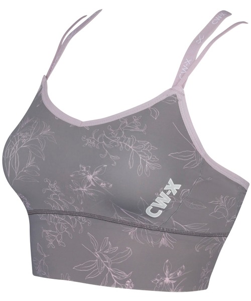 CW-X（シーダブリューエックス）の「スポーツブラ　ブラレットタイプ（スポーツブラ・レディース・スモークピンク/ブルー/ブラック/バイオレット/グレイッシュブルー・L/S/M）」の11枚目の写真