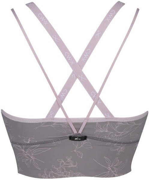 CW-X（シーダブリューエックス）の「スポーツブラ　ブラレットタイプ（スポーツブラ・レディース・スモークピンク/ブルー/ブラック/バイオレット/グレイッシュブルー・L/S/M）」の6枚目の写真