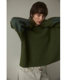 patch knit tops(パッチニットトップス)