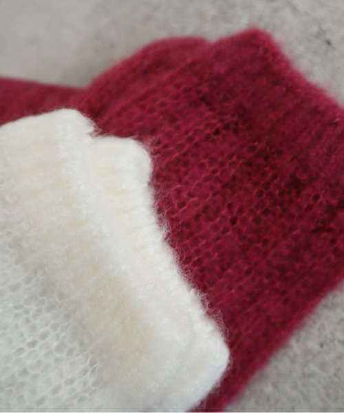 l'atelier du savon（アトリエドサボン）の「ゆるゆるソックス（ソックス/靴下・レディース・ピンク/ホワイト・FREE）」の17枚目の写真